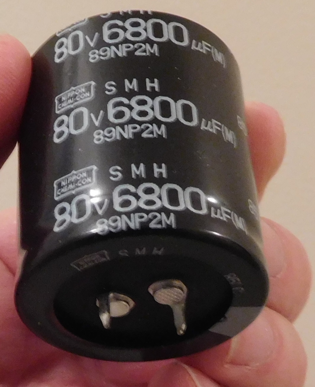 6800 uF 80V Snap In Cap